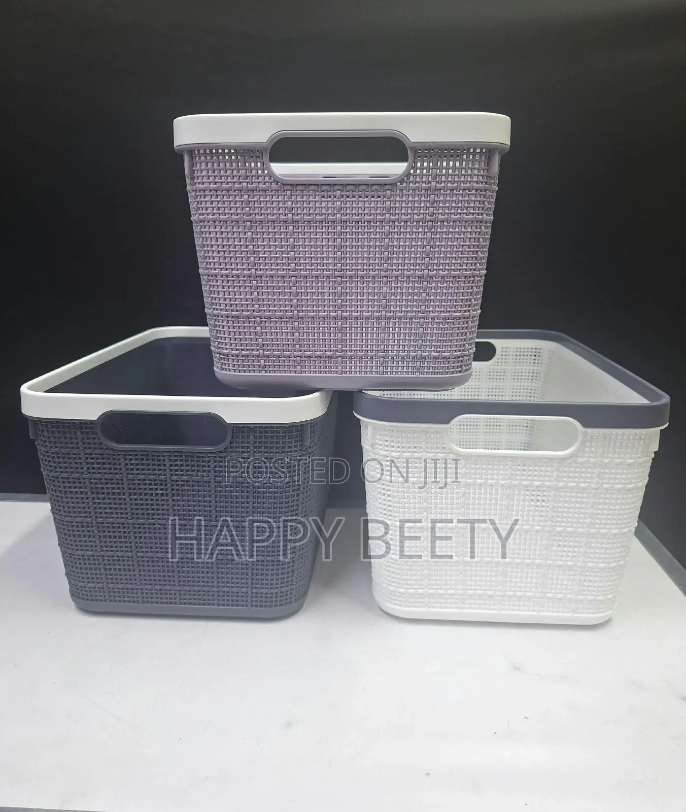 Large Plastic Storage Basket