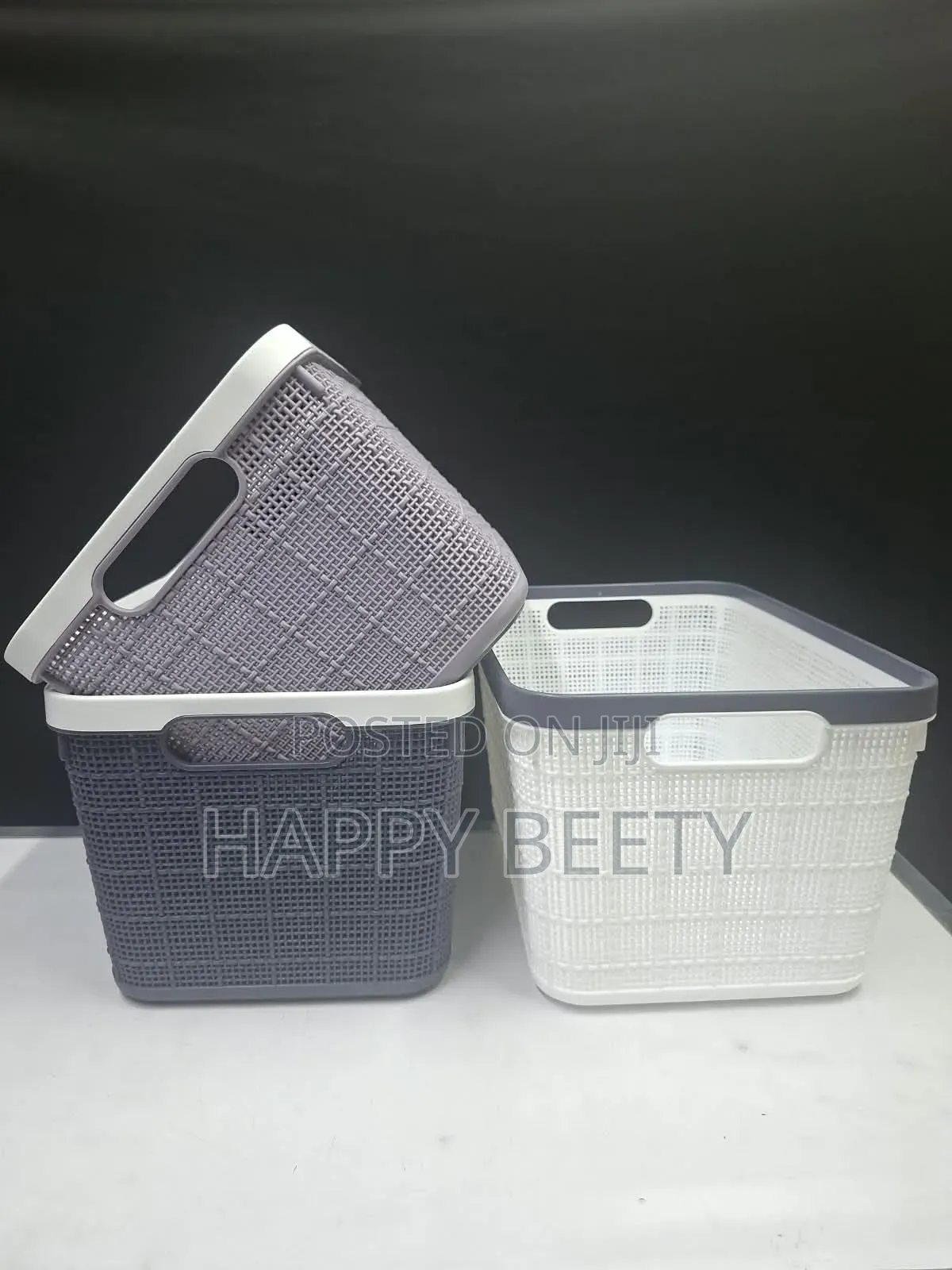 Large Plastic Storage Basket