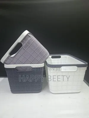 Large Plastic Storage Basket