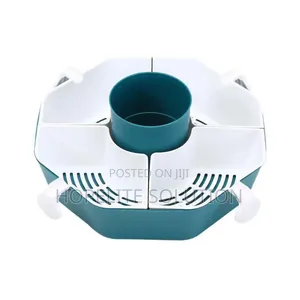 Multifunctional 5 Slot Rotating Vegetable Preparational Bowl
