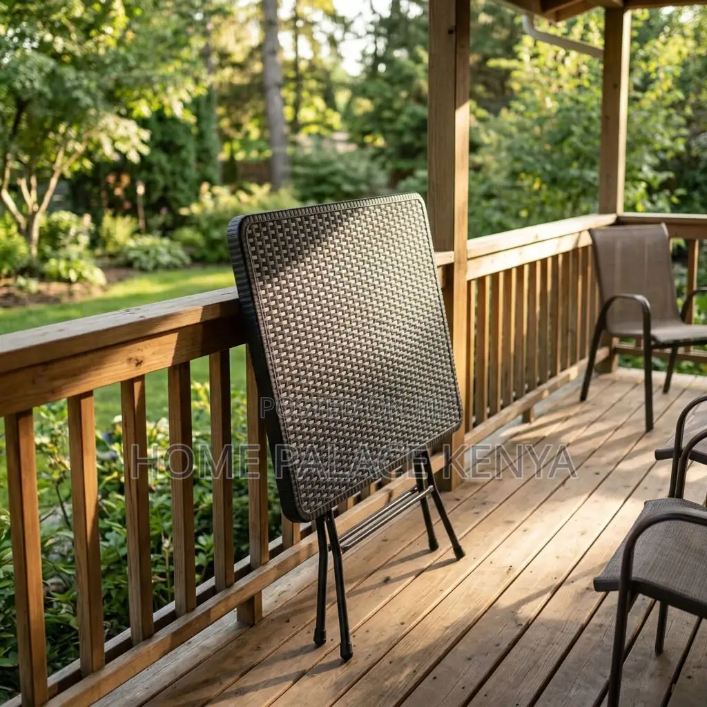 Outdoor Table; Foldable Outdoor Plastic Garden Table