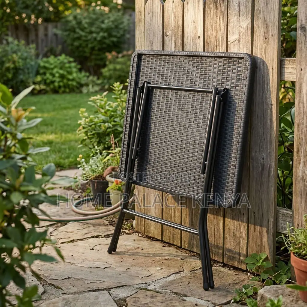 Outdoor Table; Foldable Outdoor Plastic Garden Table