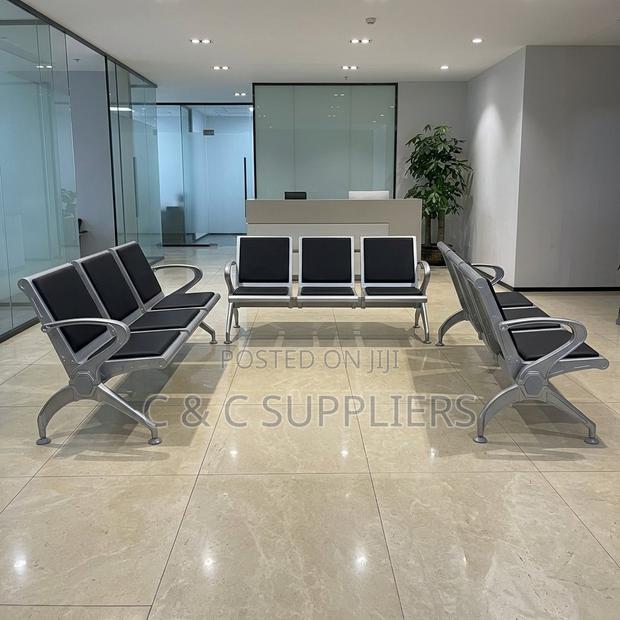 3-Seater Black Heavy Duty Bench - thumbnail 14