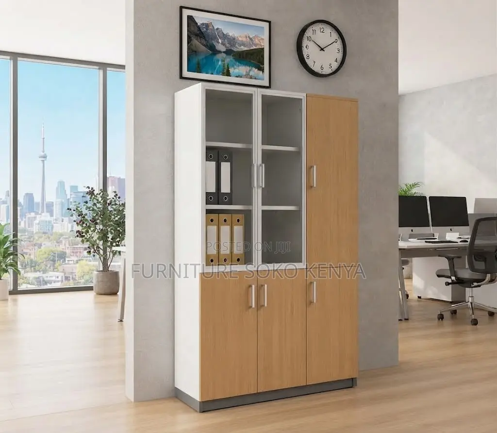 Office Cabinets | Three Doors Home Office Documents Cabinet
