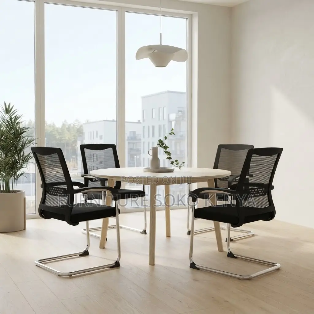 Office Visitors Chairs | Mesh Breathable Back Seat With Arms