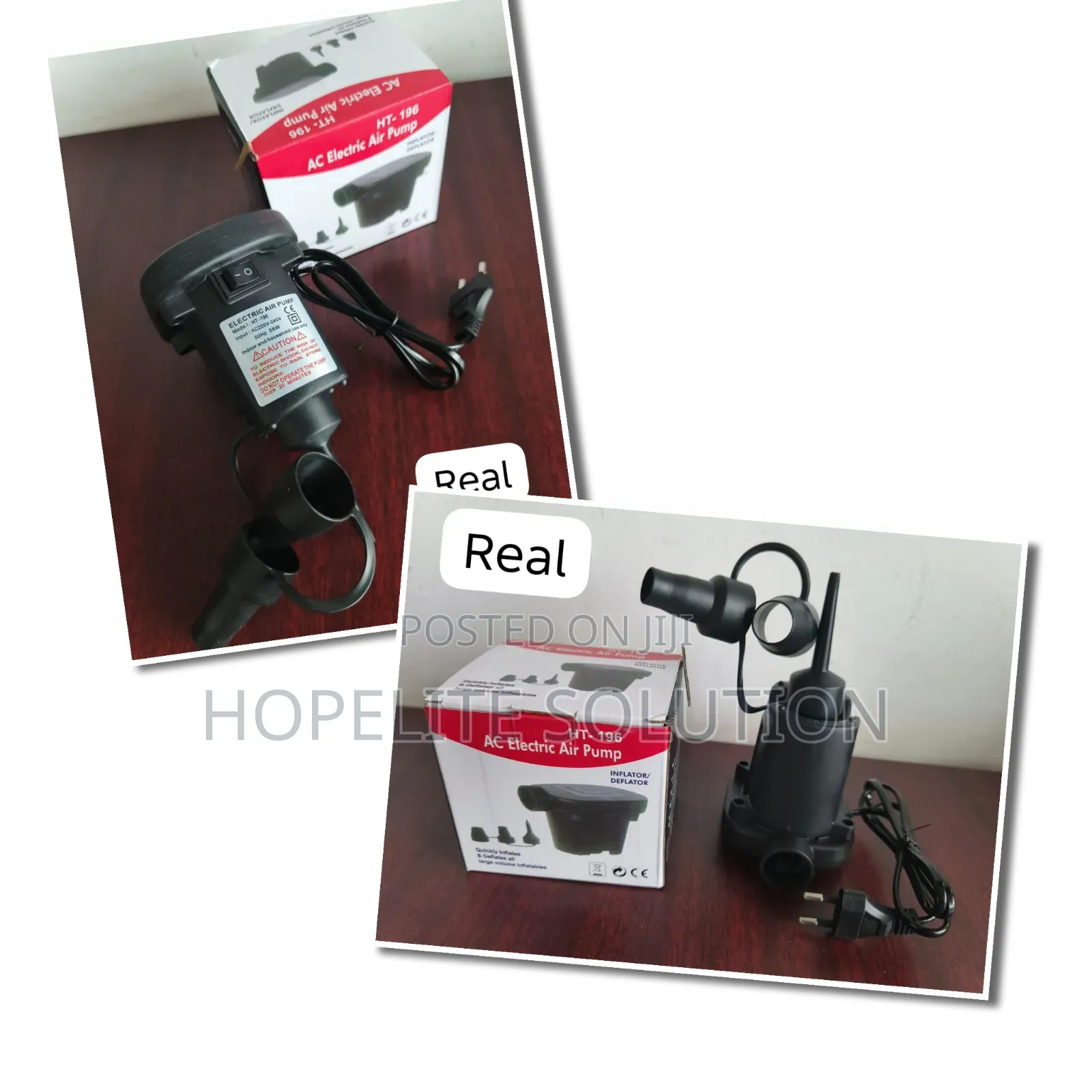 Electric AC Air Pump 55w 3 Nozzles