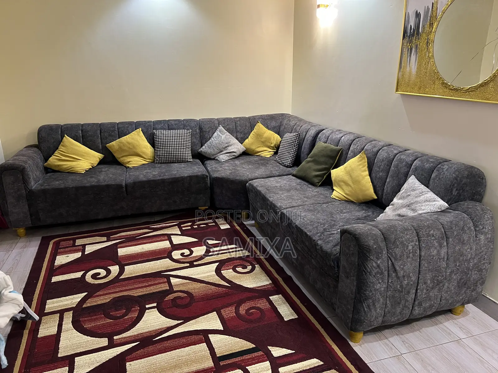 L /Shape Sofa Set Available