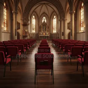 Office Church Events Chairs | Armed Stackable Mid Backrest Seat