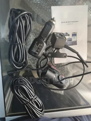 4K 3-Channel Dash Cam – Front, Rear & Interior Camera With WiFi