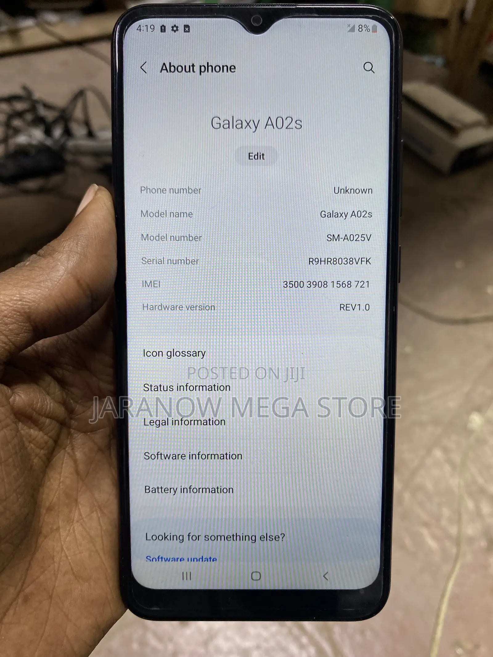 Samsung Galaxy A02S 32 GB Black