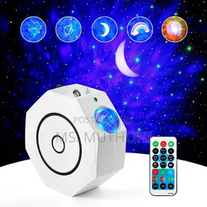 Smart Home LED Table Lamp With Interactive 3D Projector Light