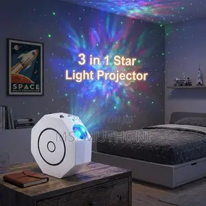 Smart Home LED Table Lamp With Interactive 3D Projector Light