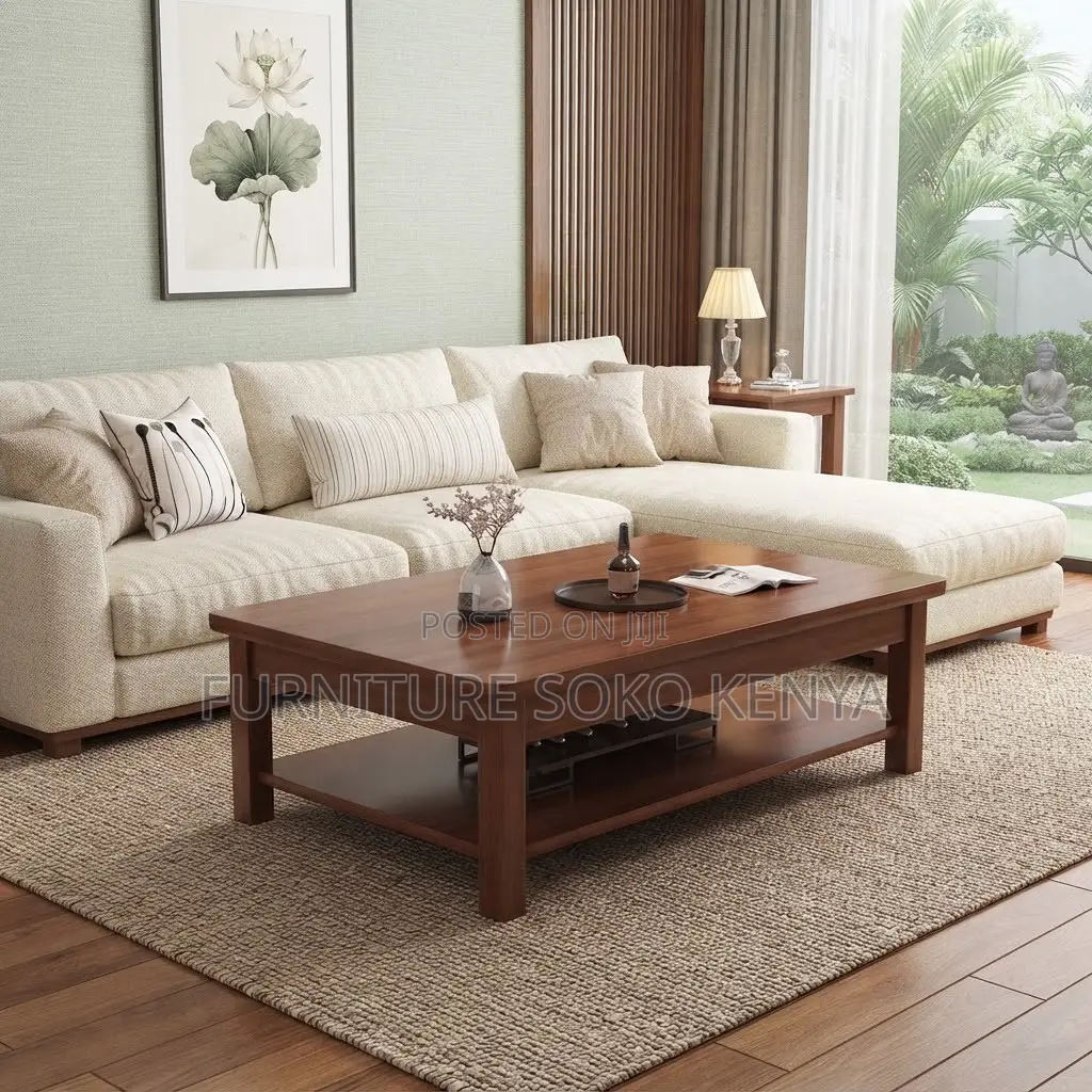 Executive Coffee Table | Home Office Lounge Modern Mahogany Tables