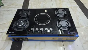 Bolesi in Built Gas Hob 4 Gas + 1 Hot Plate