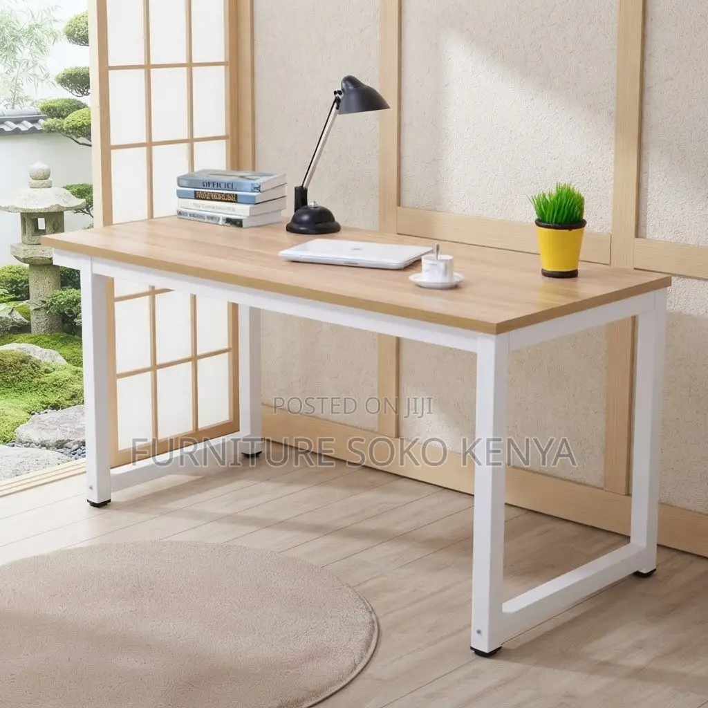 Ergonomic PC Tables | Brown Top Home Office Computer Desks