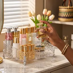 5-Compartment Water Ripple Cosmetic Storage Box Kes 650