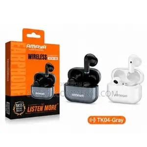 AMAYA TK04-Gray True Wireless Bluetooth Earbuds KSh1,750