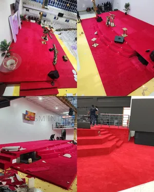 Red Office Carpets for Smart Floor Interiors