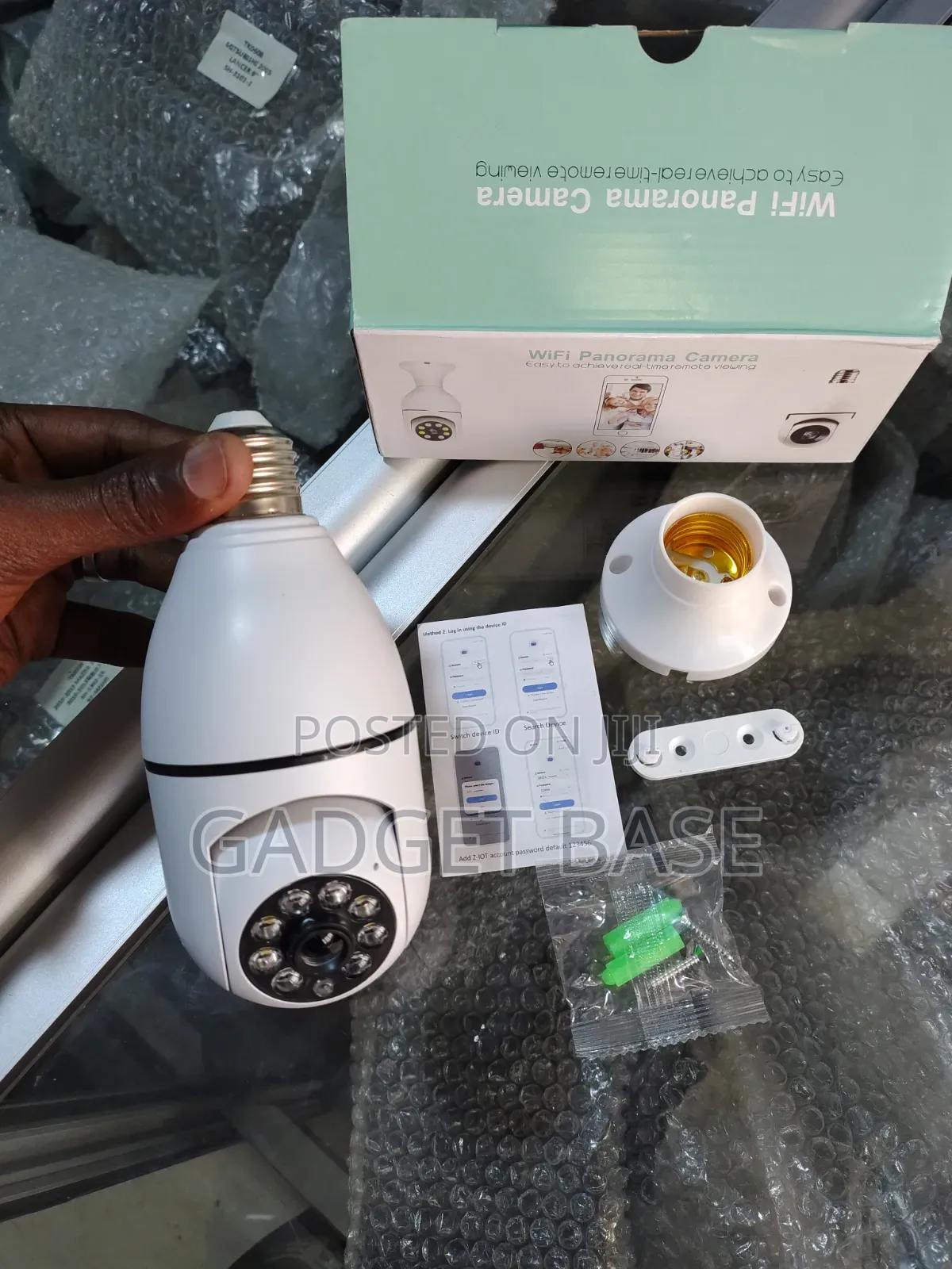 WiFi Panorama Security Camera 360° Panoramic View & Remote Monitoring