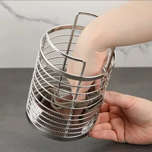 New Stainless Steel Rotating Chopstick Holder