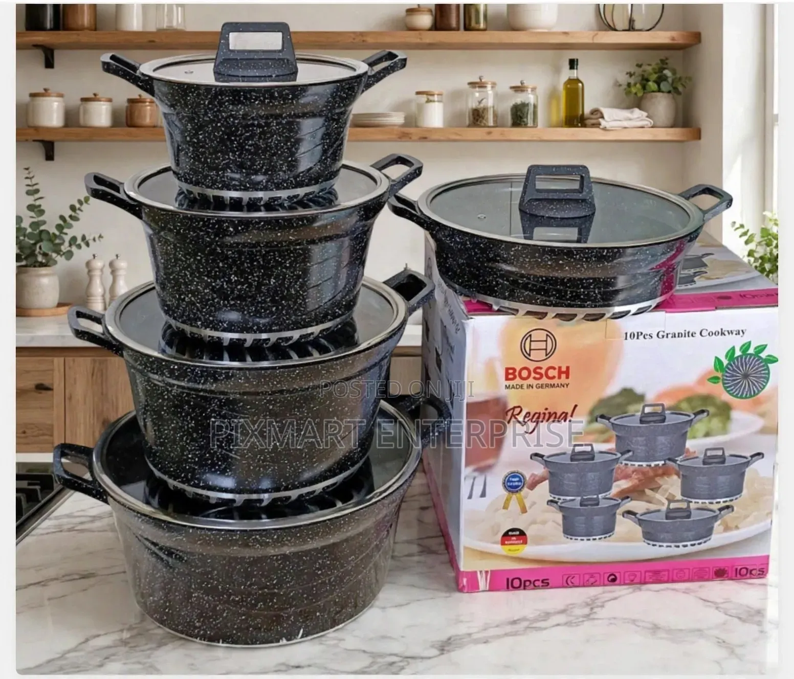 Bosch Granite Non Stick Cooking Pot for Modern Kitchens