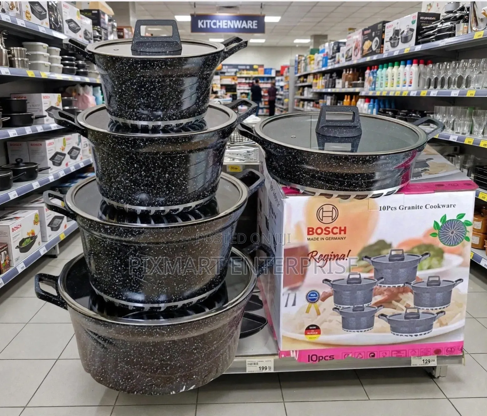 Granite Cooking Pot Non Stick Kitchen Cookware for Home Use
