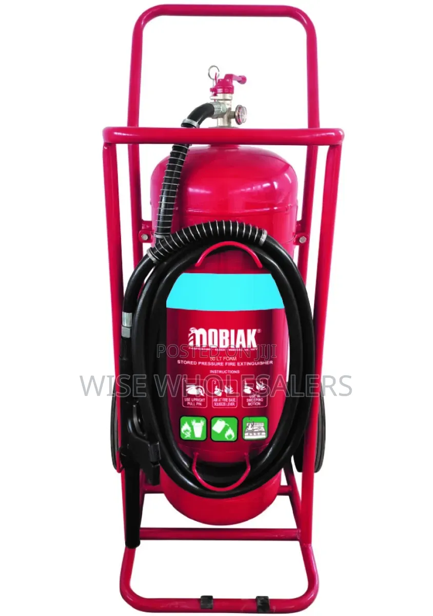 50KG LT Foam Fire Extinguisher Trolley