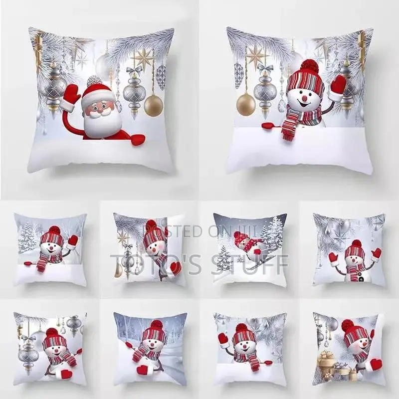 Christmas Snow Themed Pillow Cases