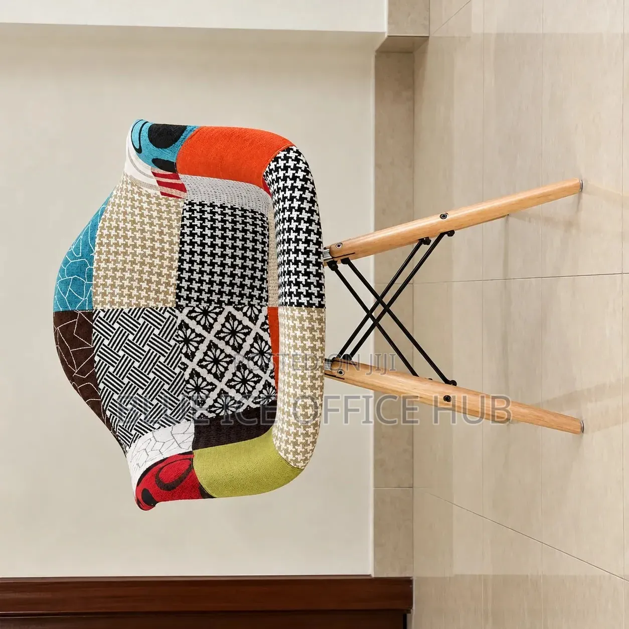 Colourful Patchwork Eames Chair