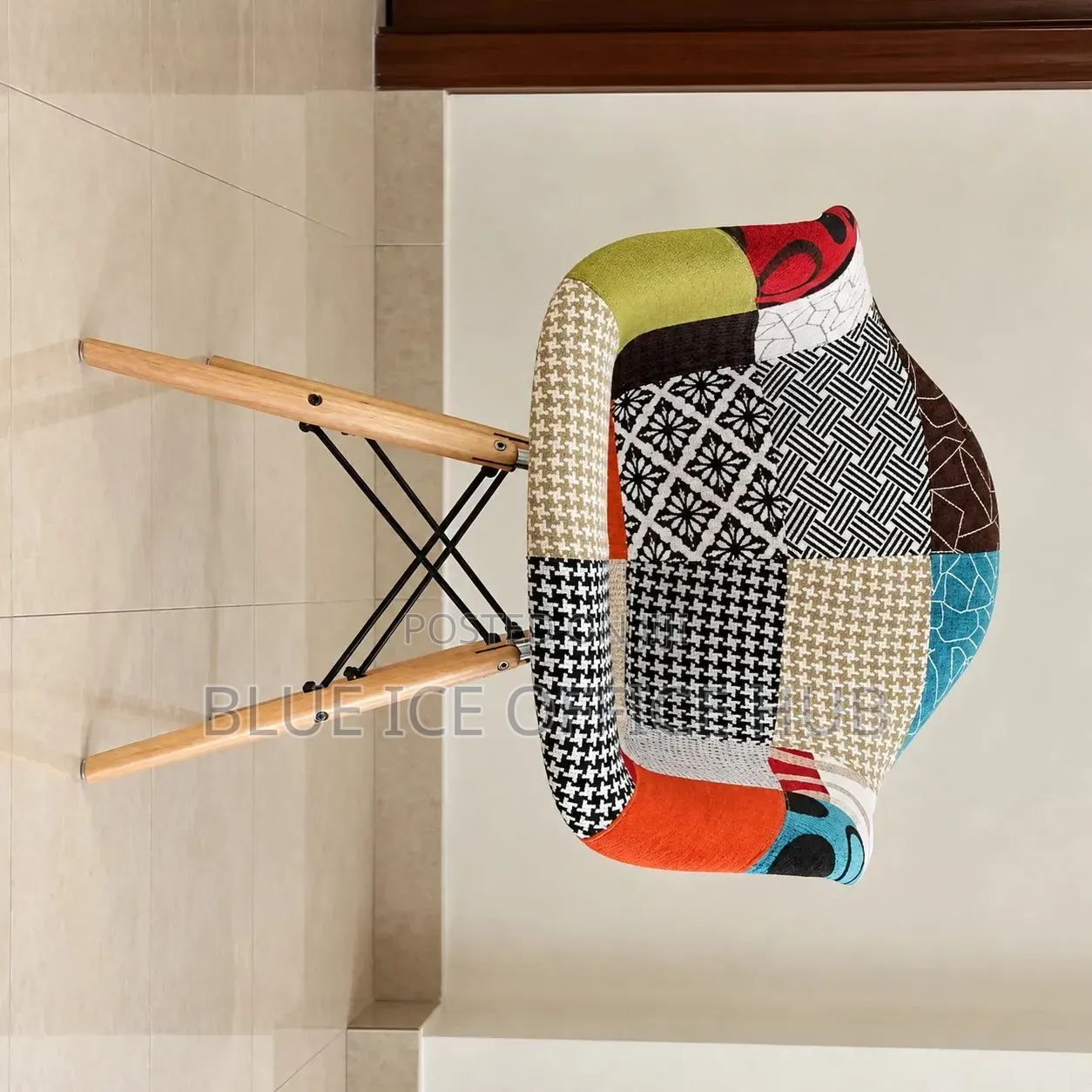 Colourful Patchwork Eames Chair