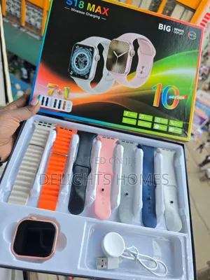 H20 Ultra Max Suit Smart Watch Ultra 8 in 1Strap + 1 Smart Watch