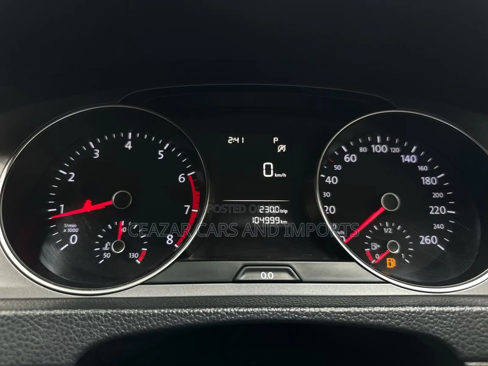 Volkswagen Golf 2015 Red