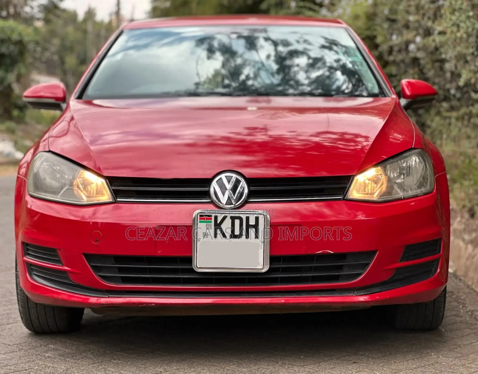 Volkswagen Golf 2015 Red
