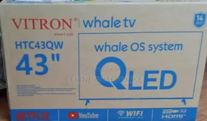 Vitron 43” Whale OS Frameless Smart LED TV