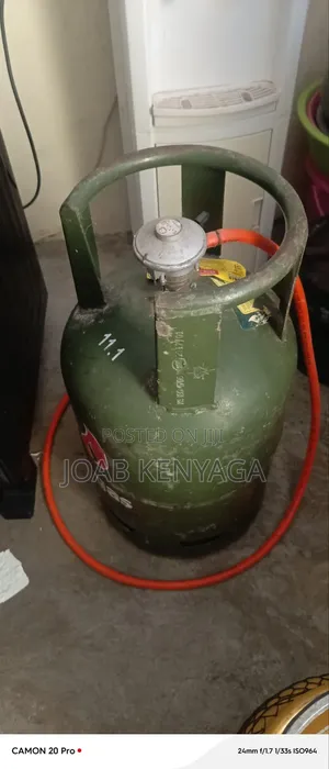 Empty Cooking Gas Tank