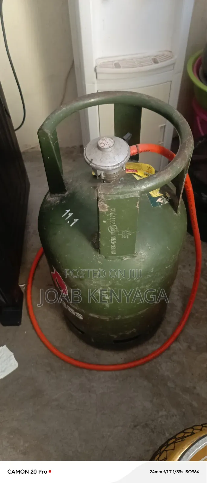 Empty Cooking Gas Tank