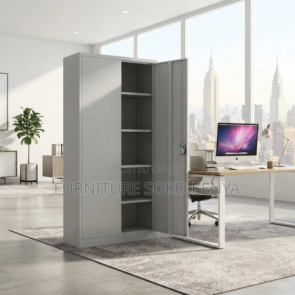 Executive Storage Cabinet | Two Doors Cabinet With Movable Shelves