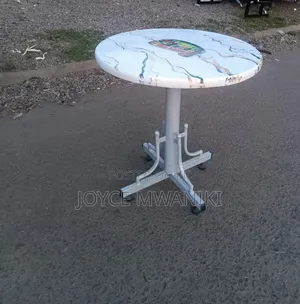 Round Restaurant Mixed Colours Marble Table