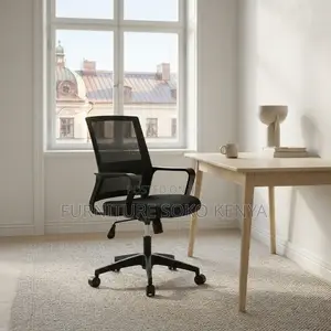 Home Office Chairs | Captains Mesh | Mid Back Fabric Seat
