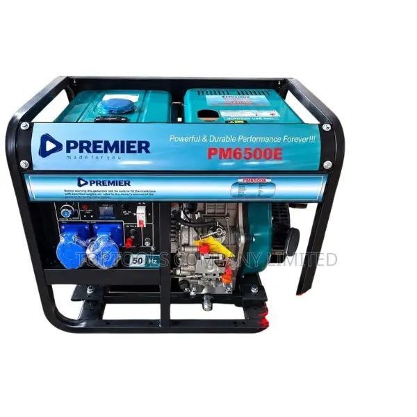 Premier Open Type Diesel Generator Pm6500e 6.6kva