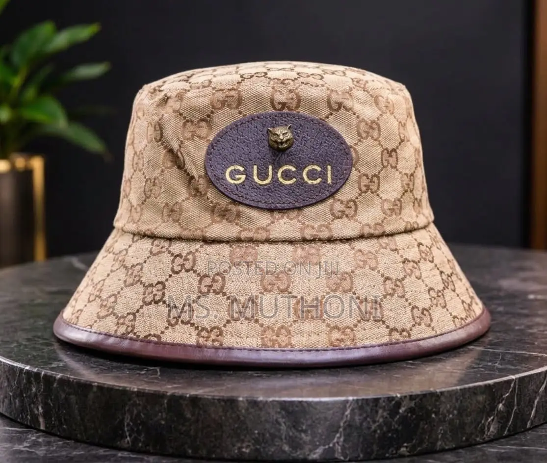 GG Gucci Monogram Canvas Bucket Hat