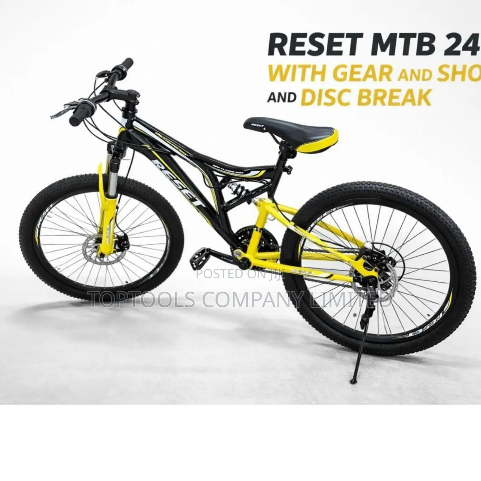 Reset Mountain Bicycle 24inch With Gear and Disc Break