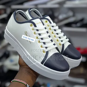 Santoni Leather Casual Shoes