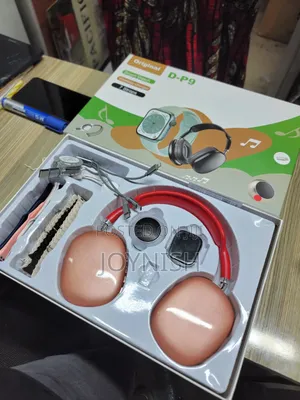 D-P9 Smart Watch With Headphones