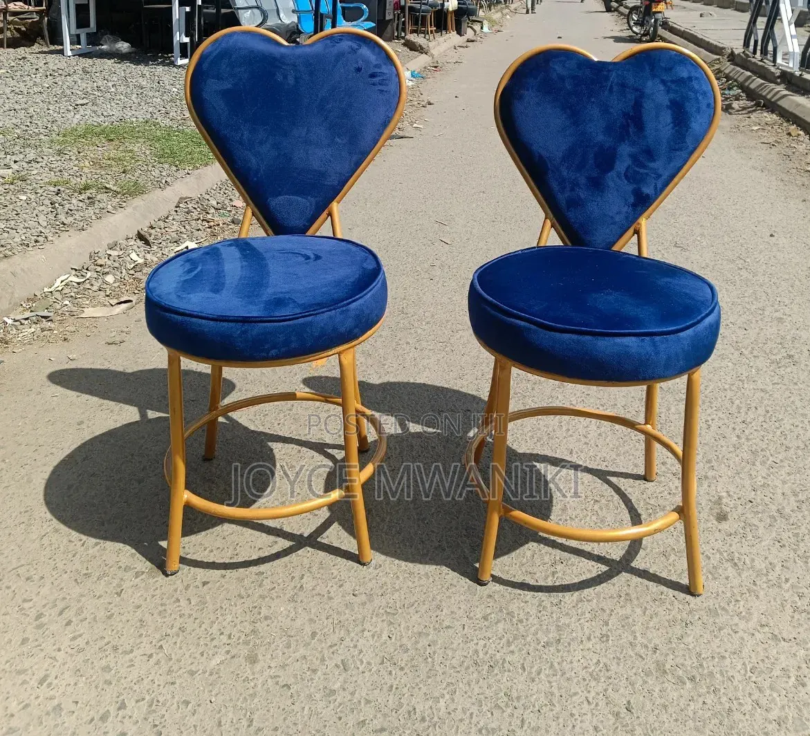 2 Blue Royal Manicure Seats, 