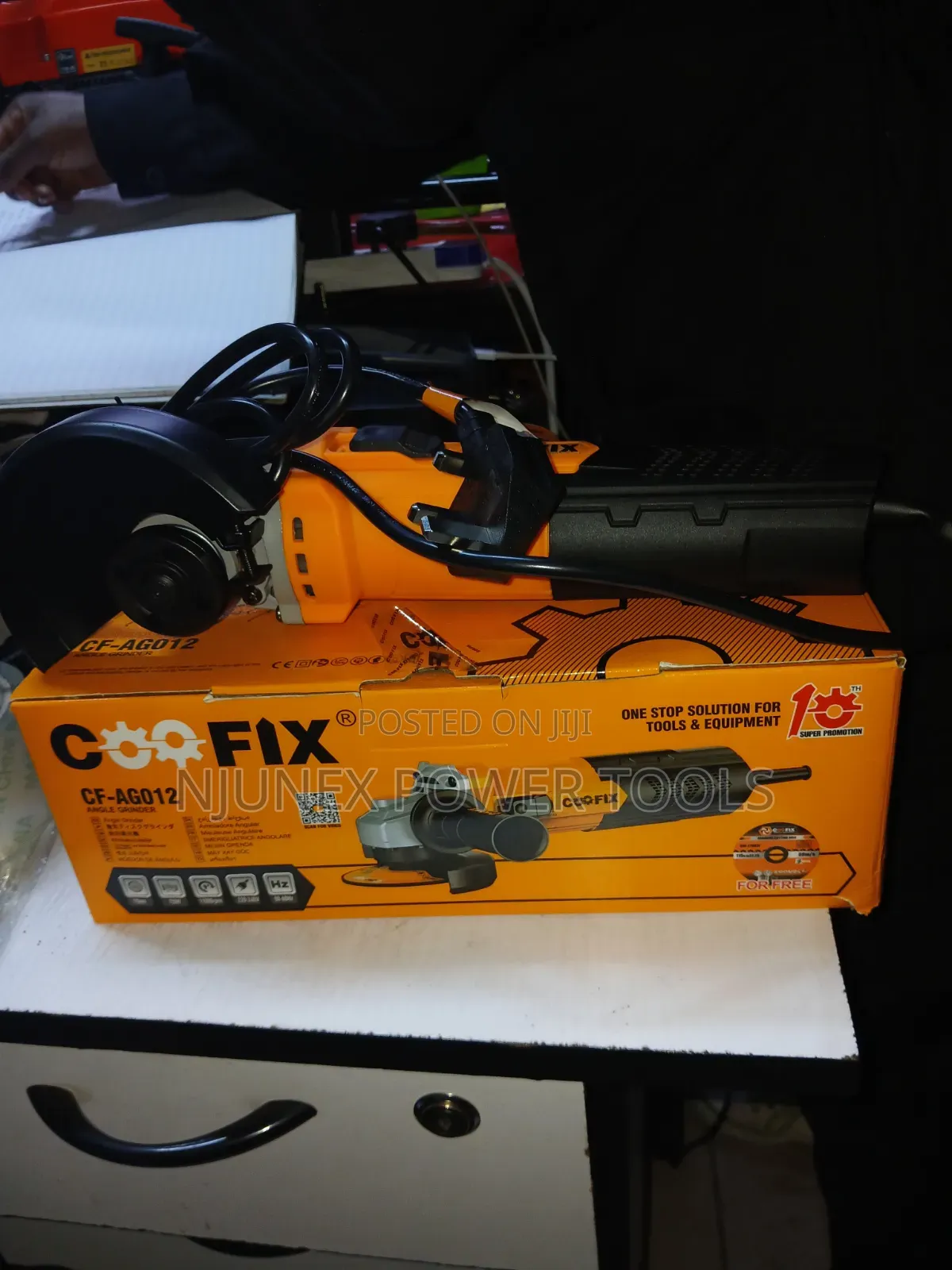 Coofix CF-AG012 4.5-Inch (115mm) 750W Electric Angle Grinder