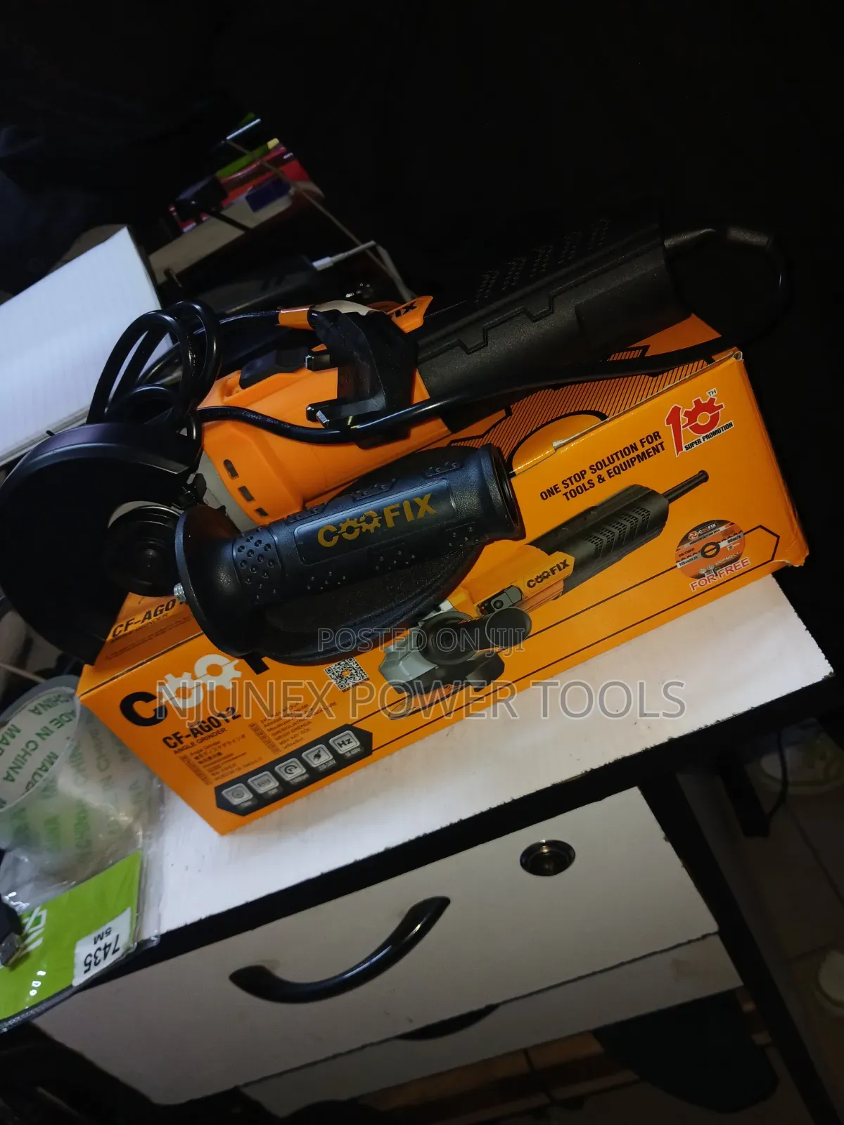Coofix CF-AG012 4.5-Inch (115mm) 750W Electric Angle Grinder