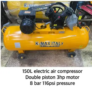 Kmax Italy Electric Air Compressor Double Piston 3hp 8bar