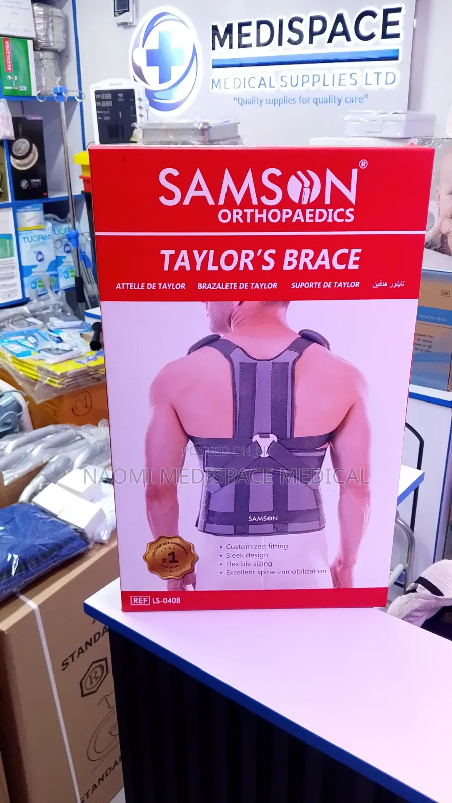 Spinal Support Orthopedic Taylor's Brace -Universal Size