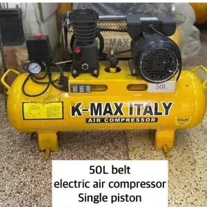 50ltrs Kmax Belt Type Electric Air Compressor Single Piston 8bar